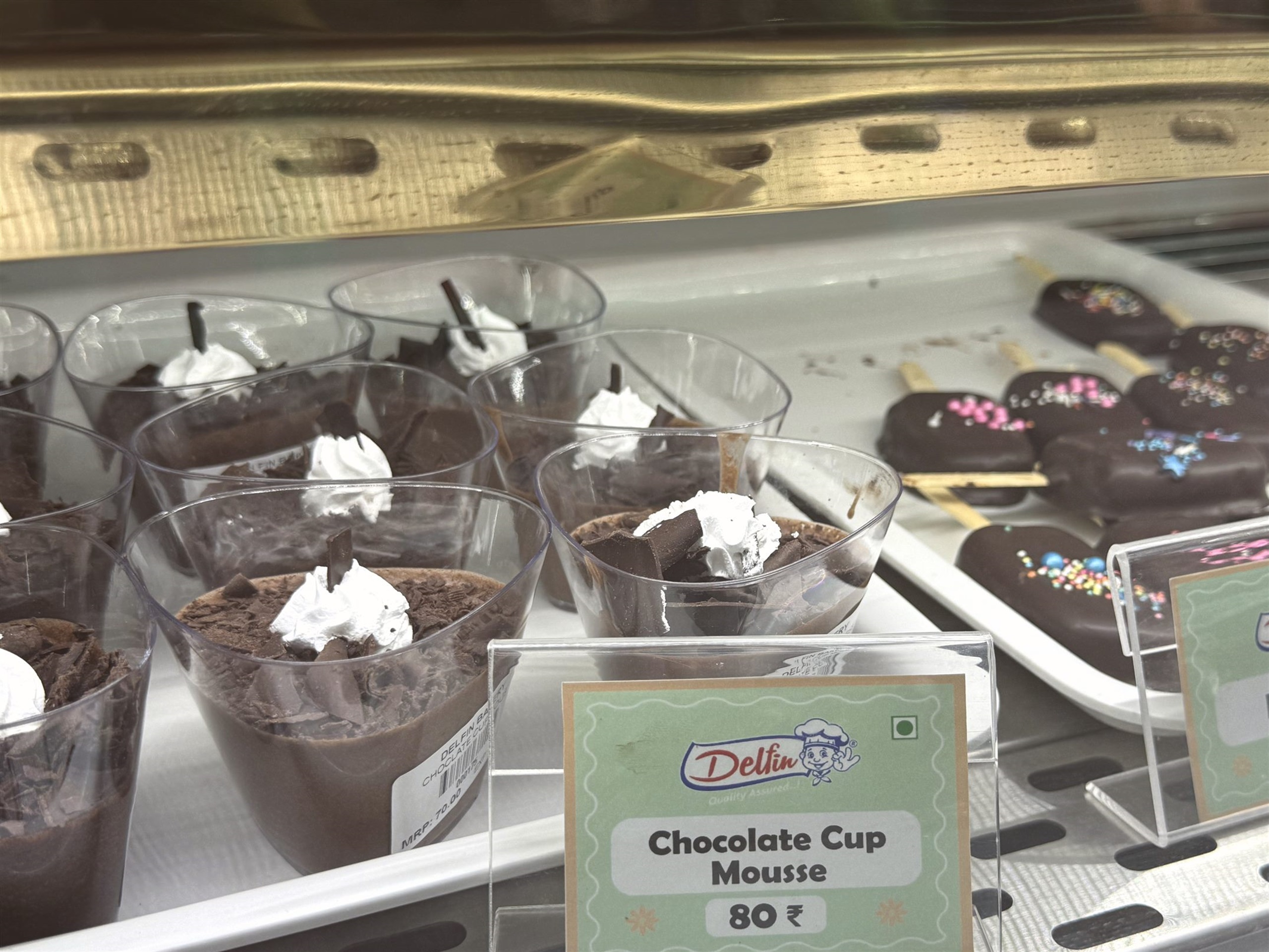 Chocolate cup dessert